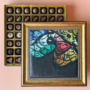 Belgian Finest Chocolate 49 Pcs - 660 Gms. Size 33X33Cm
